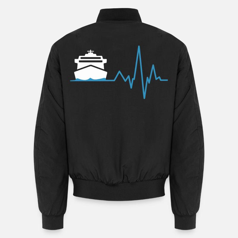 Kreuzfahrt Herzschlag Unisex Bomberjacke