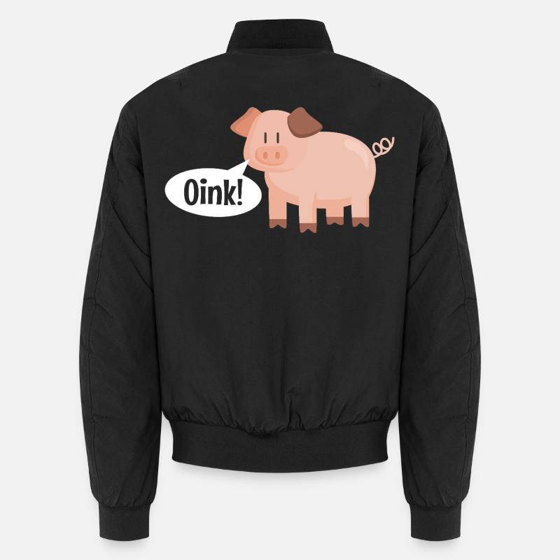 Pig Oink Unisex Bomber Jacket