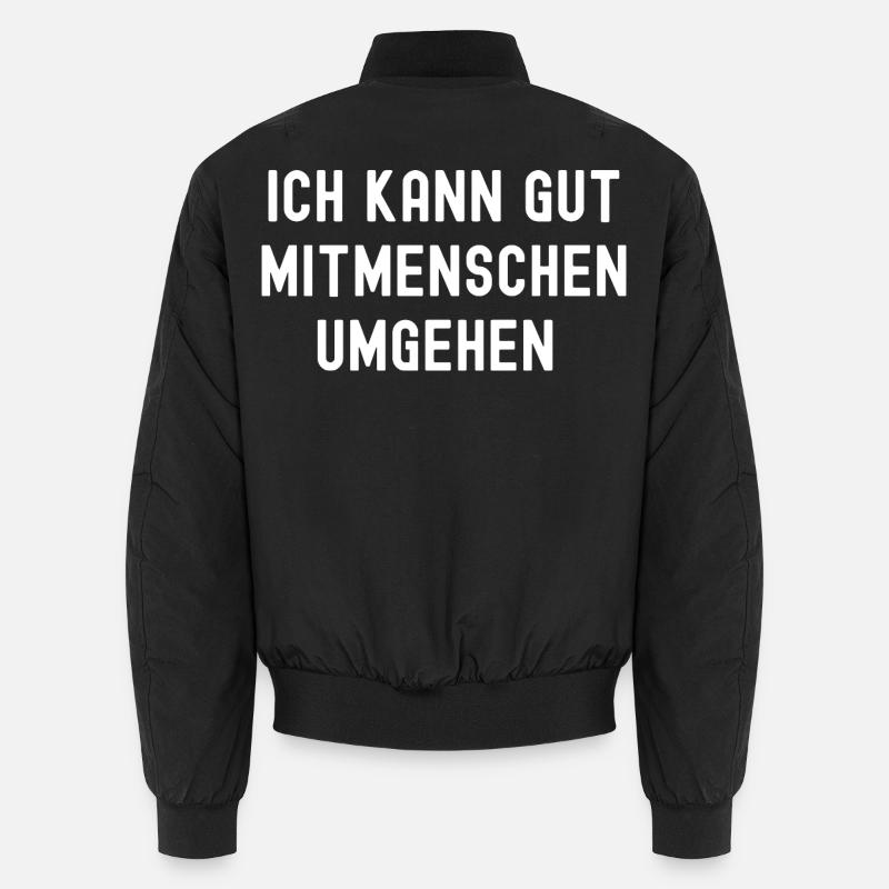 I am good at dealing with fellow human beings Unisex Bomber Jacket