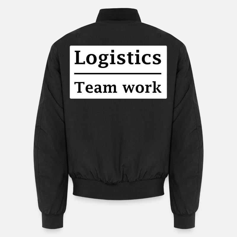 Logistiker Teamarbeit Unisex Bomberjacke