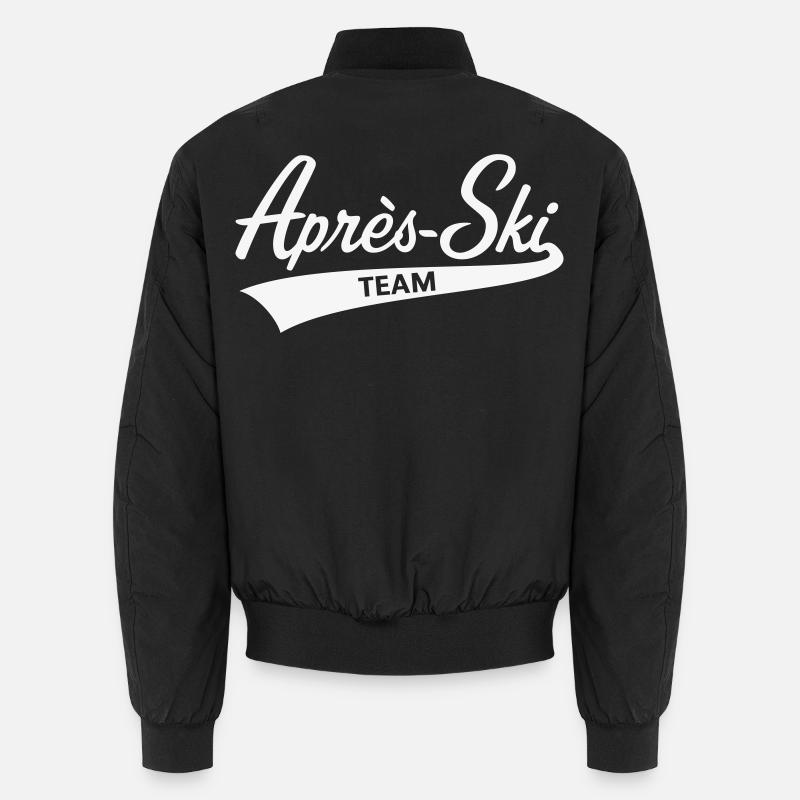Après-Ski – Équipe (Lettrage / Après Ski / Blanc) Bomber unisexe