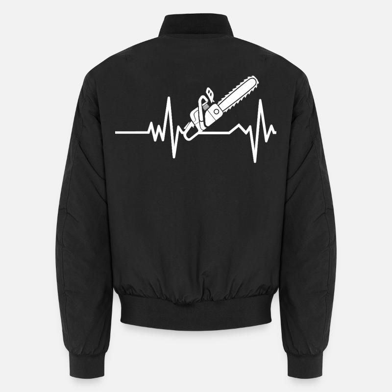 Conception de la tronçonneuse Heartbeat Bomber unisexe