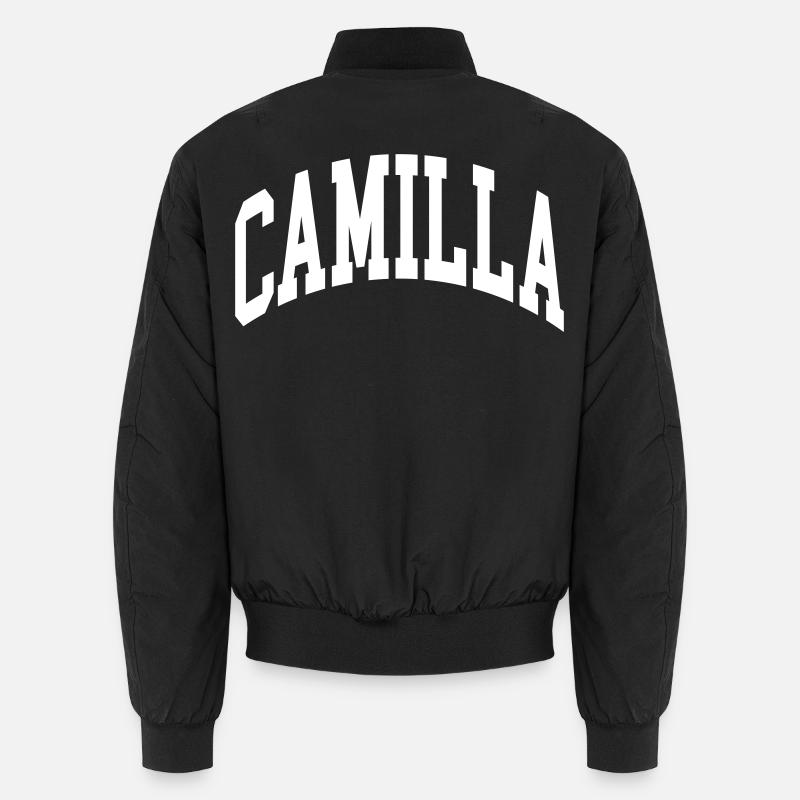 Camilla - Unisex Bomberjacke - Schwarz