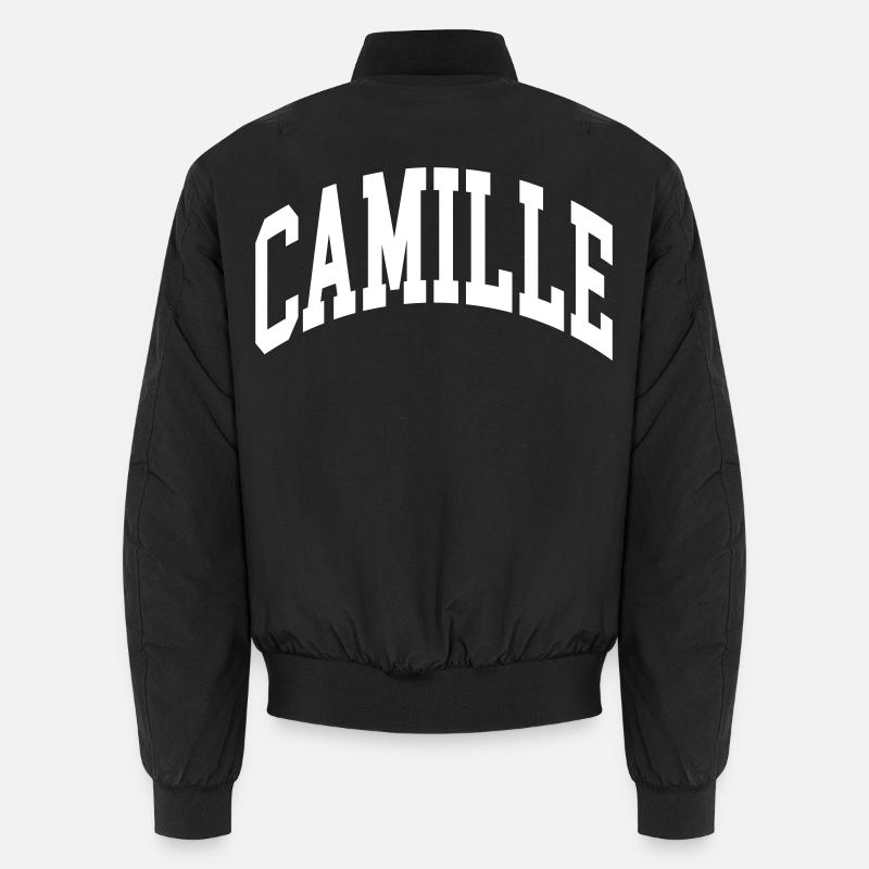 Camille - Unisex Bomberjacke - Schwarz