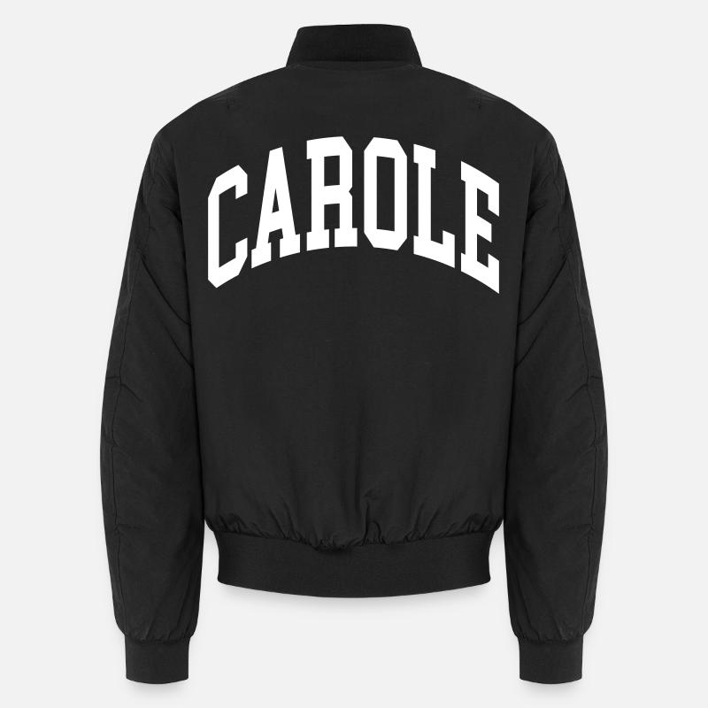 Carole - Unisex Bomberjacke - Schwarz