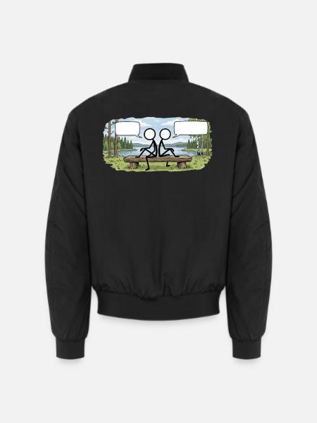 Savo Guys Duo 1 By Nature - Unisex Bomber Jacket - black