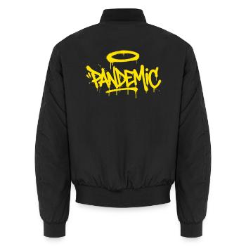 Halo Graffiti Pulse - Bomber unisexe - noir - Dos - AI Model Male 185 light (185cm)