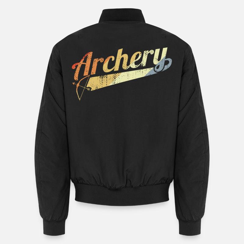 Archery - Unisex Bomber Jacket - black