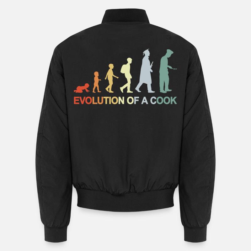 Evolution Of A Cook Unisex Bomber Jacket