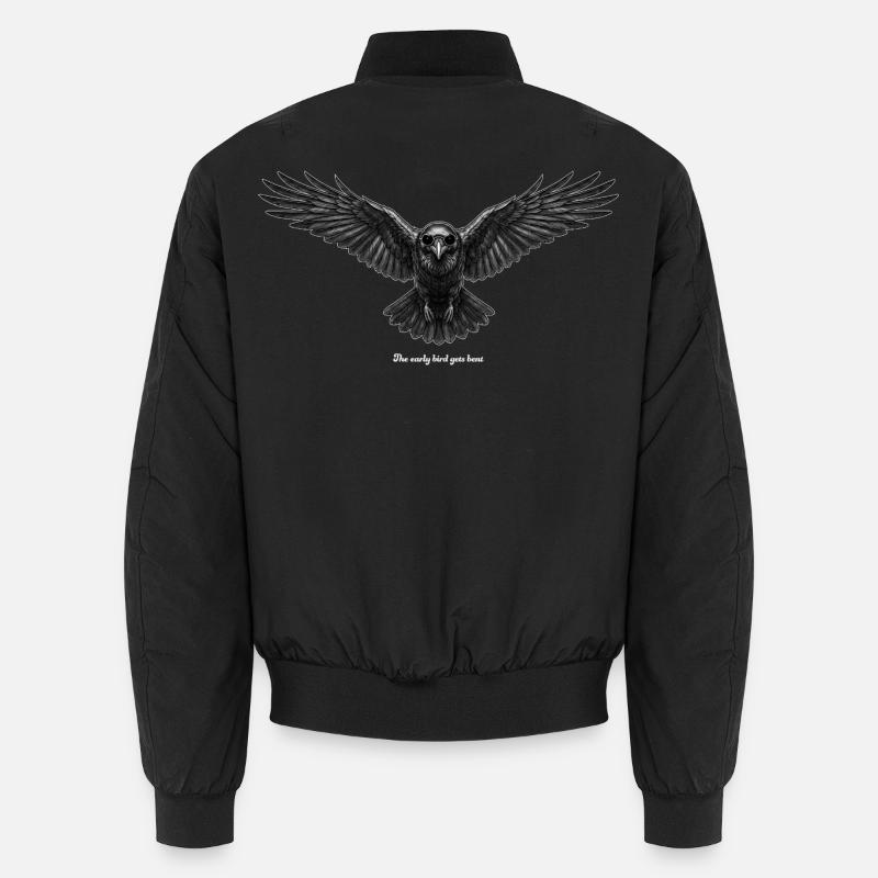 Raven - Late riser Unisex Bomber Jacket