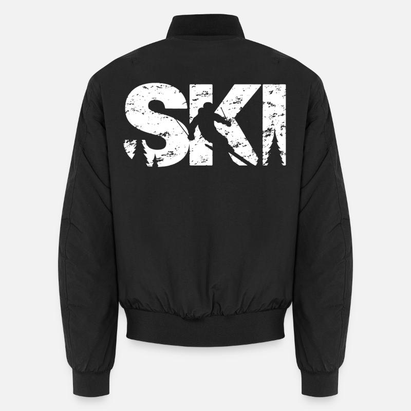 Ski - Bomber unisexe - noir