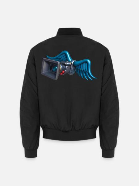 ANGELIC CAM - sound & vision - Unisex Bomber Jacket - black