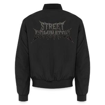 Street Dominator Performance Tuning Style - Unisex Bomberjacke - Schwarz - Hinten - AI Model Male 185 light (185cm)