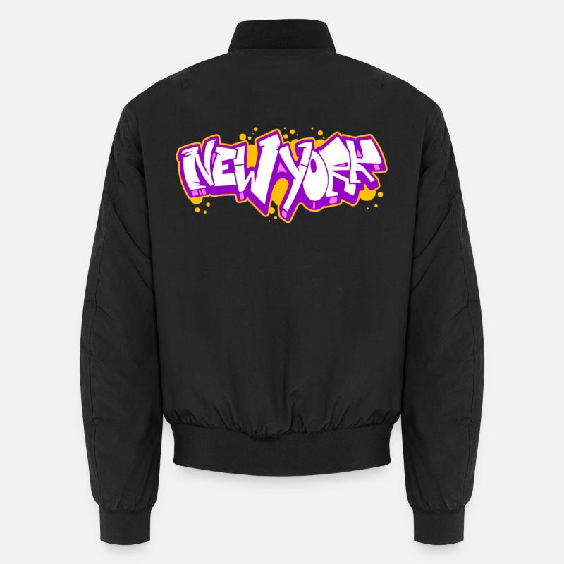 New York Horizontal Graffiti 3 Unisex Bomber Jacket