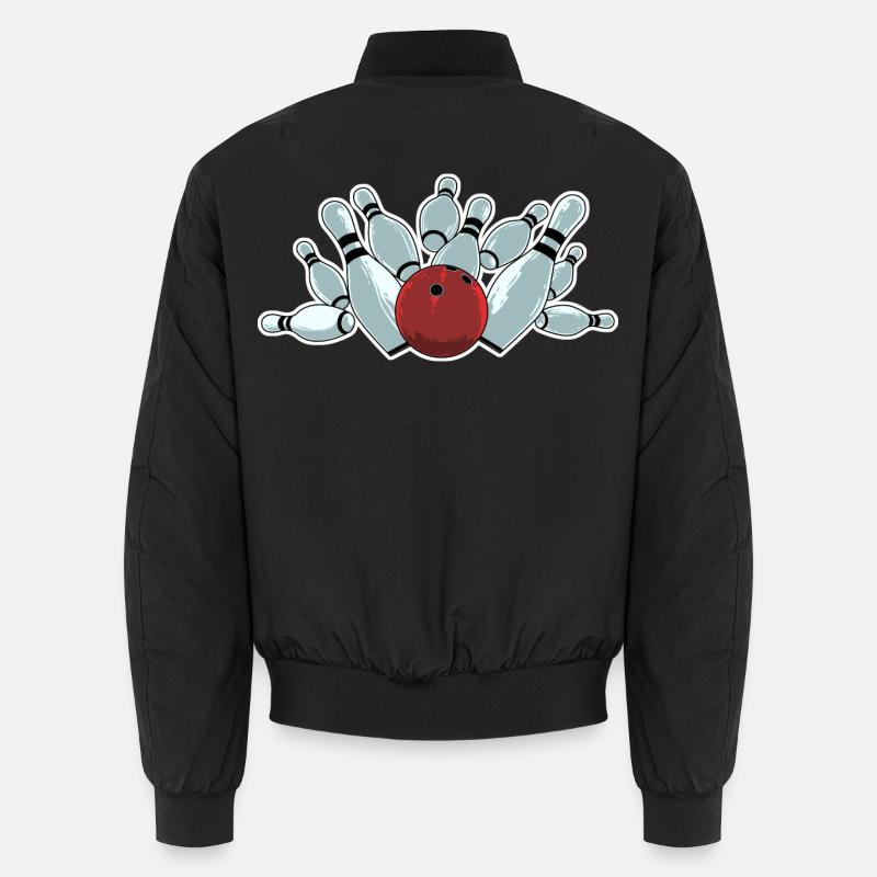 Bowling Strike Unisex Bomberjacke