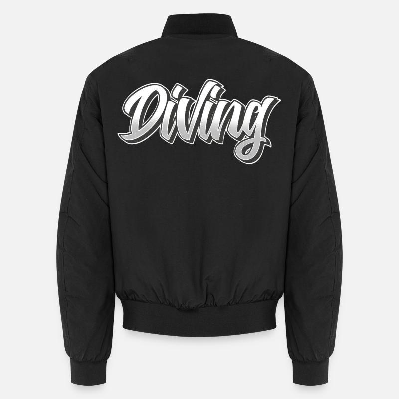 Dive - Unisex Bomber Jacket - black