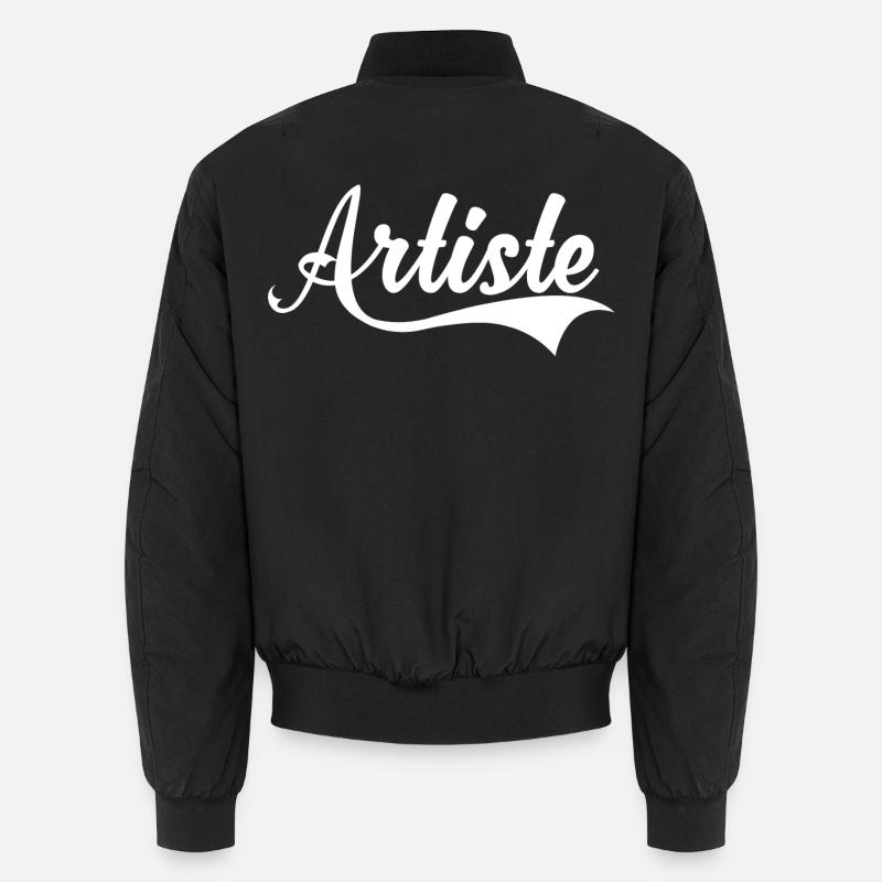 Künstler - Unisex Bomberjacke - Schwarz