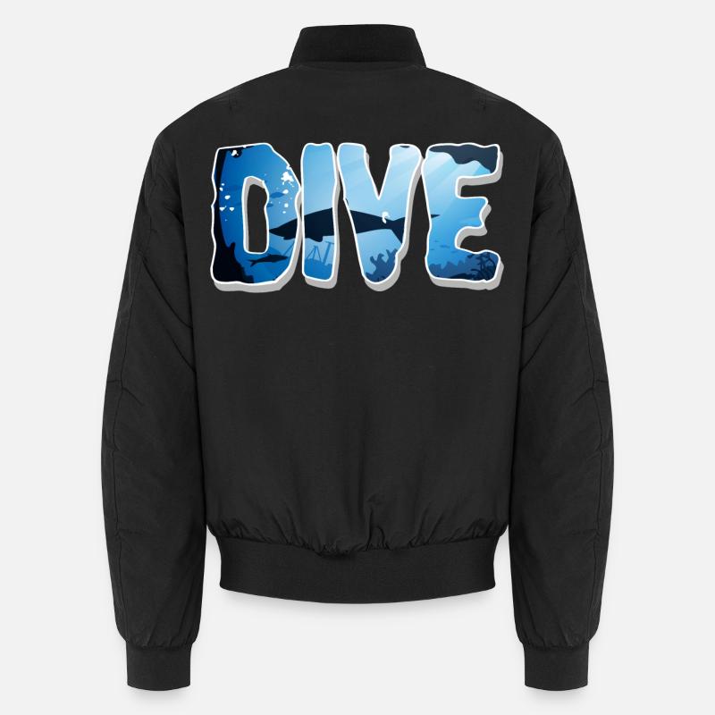 Diving Divers Unisex Bomber Jacket