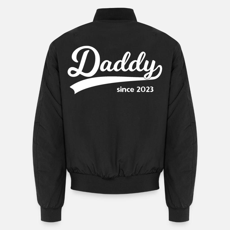 Daddy since 2023 Unisex Bomberjacke
