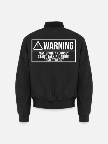 Cosmetology Cosmetology Cosmetology - Unisex Bomber Jacket - black
