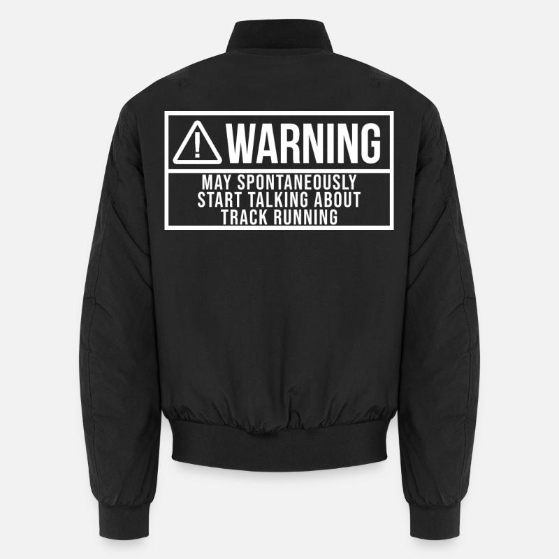 Track Runner - Unisex Bomberjacke - Schwarz