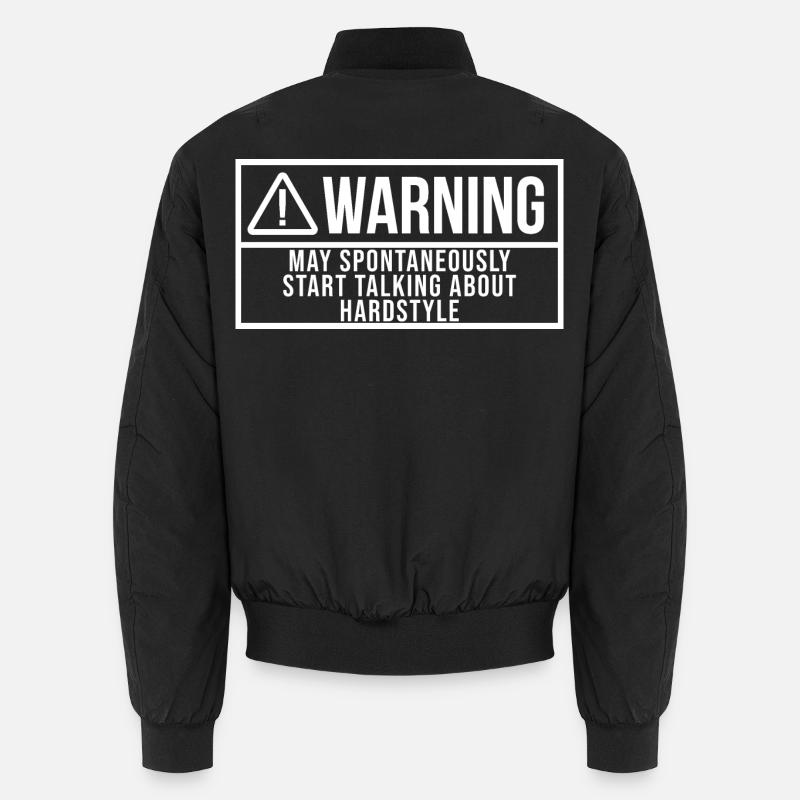 HARDSTYLE - Unisex Bomberjacke - Schwarz