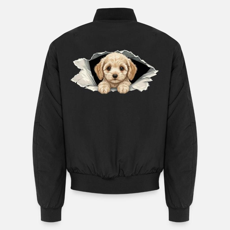 Cockapoo Spieur Mignon, papier déchiré par un Goldendoodle Bomber unisexe