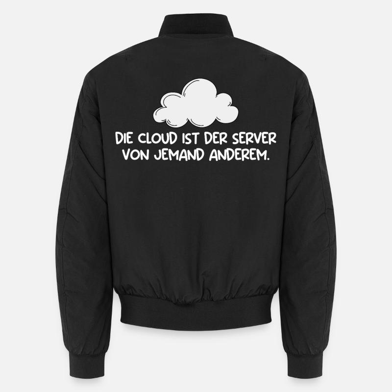Technical Support THE CLOUD IS THE SERVER Unisex Bomber Jacket