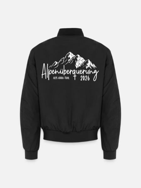 Alpenüberquerung 2026 Alpe Adria Trail - Unisex Bomberjacke - Schwarz