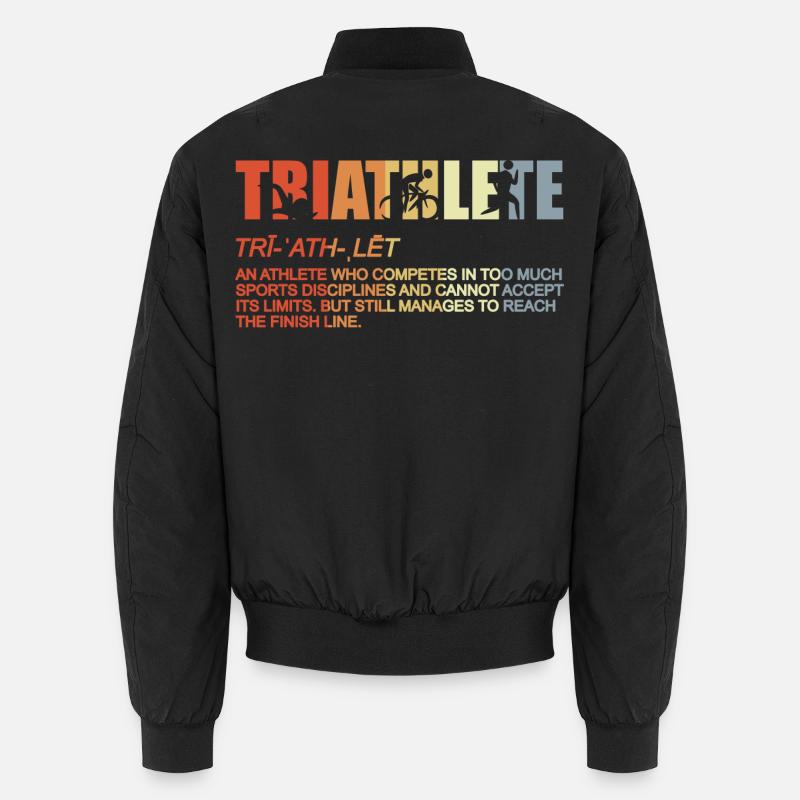 Triathlet Definition Unisex Bomberjacke