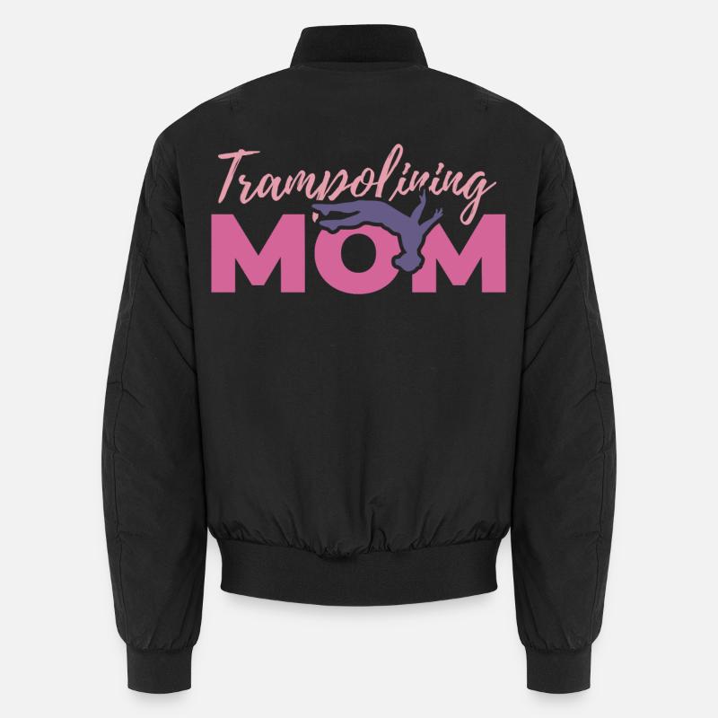 Trampolinspringer Mutter Unisex Bomberjacke