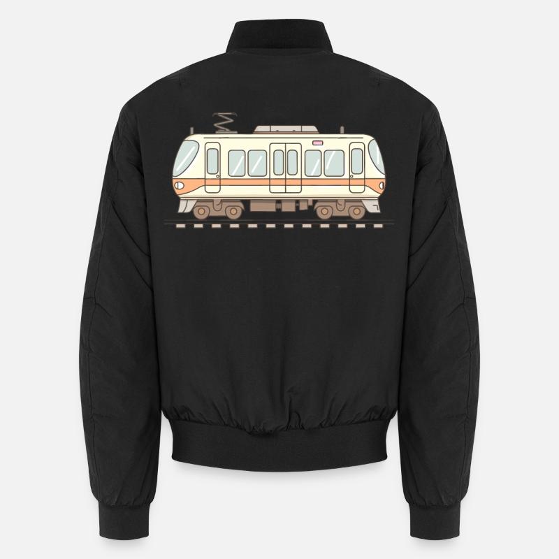 Railroad Comic Look Unisex Bomber Jacket