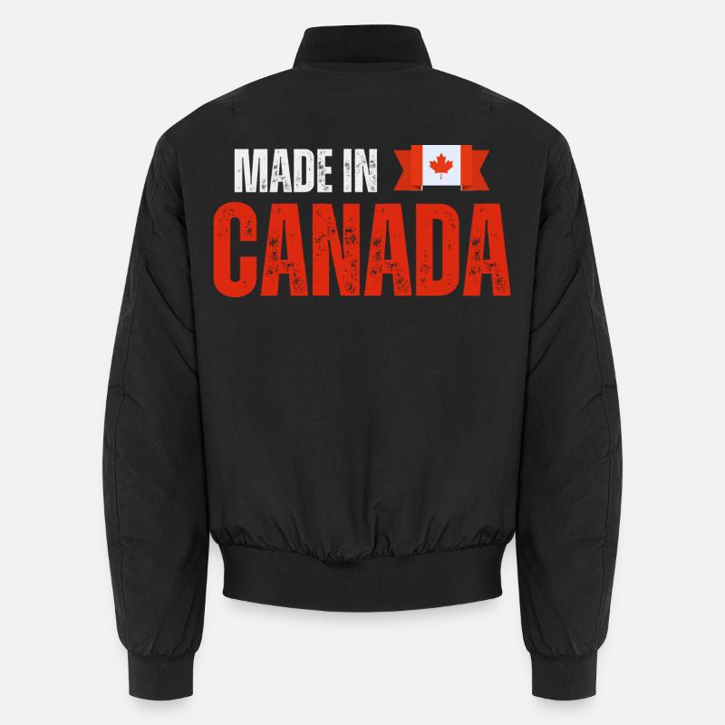 Made in Canada, Canadian pride Unisex Bomber Jacket