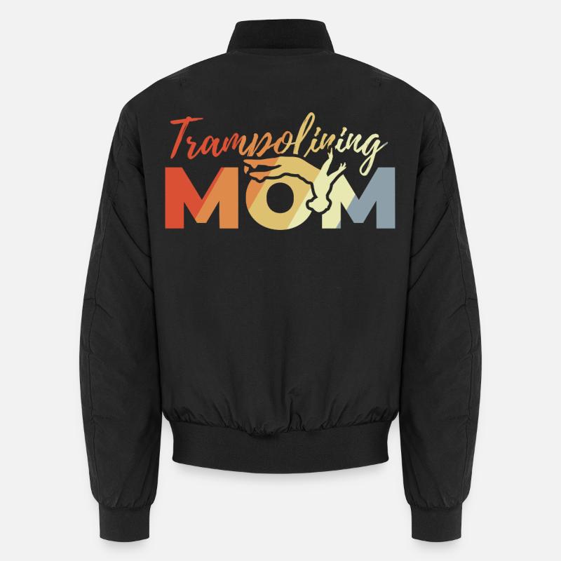 Trampoline Mama - Unisex Bomber Jacket - black