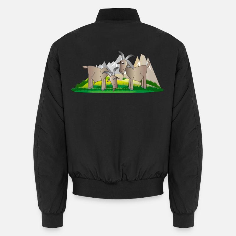 mountain goats Unisex Bomber Jacket