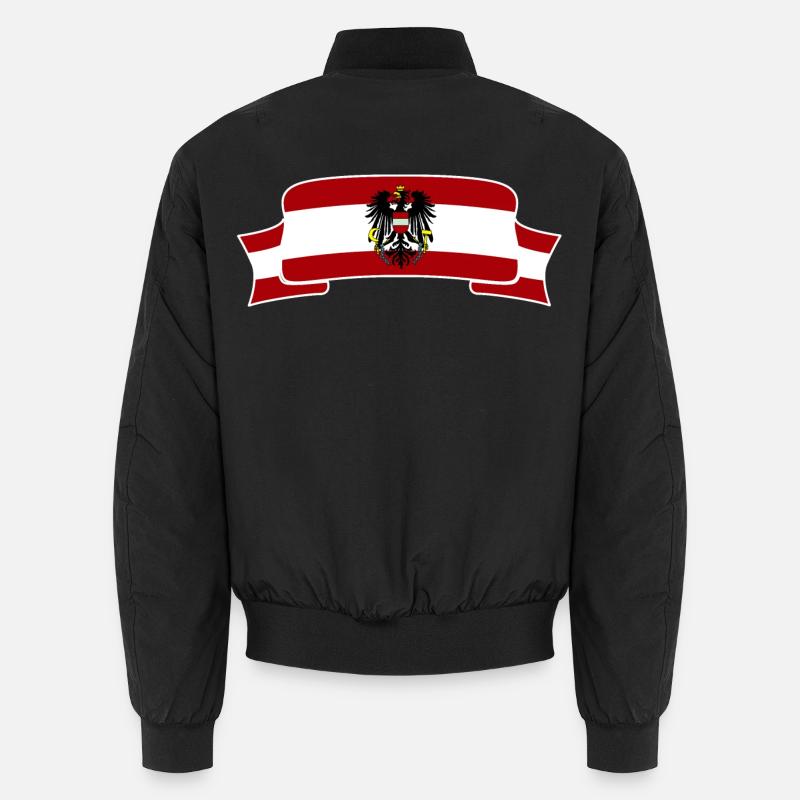 Austria - Unisex Bomber Jacket - black