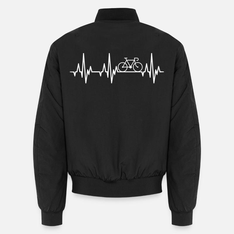 Vélo de course Heartbeat - design Bomber unisexe