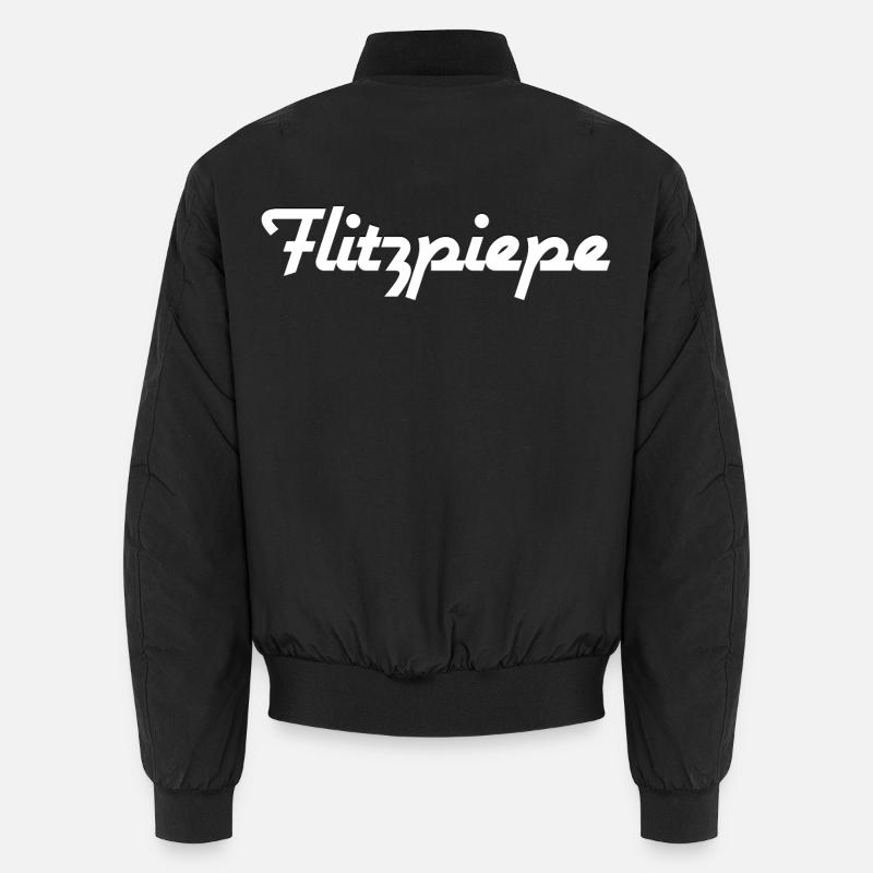 Flitzpiepe - Unisex Bomberjacke - Schwarz