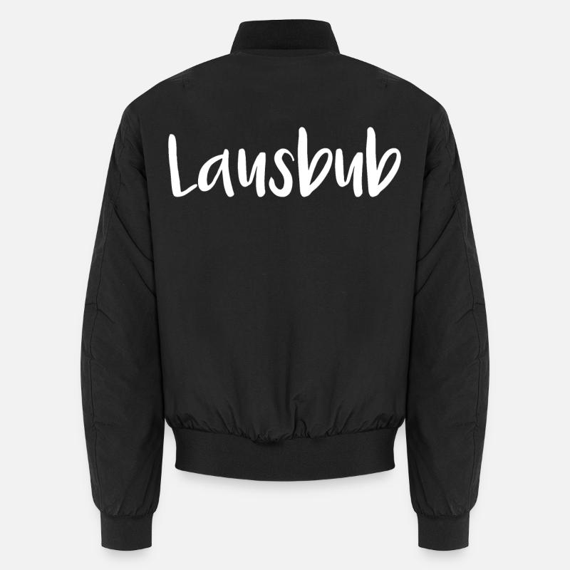 Lausbub - Unisex Bomberjacke - Schwarz