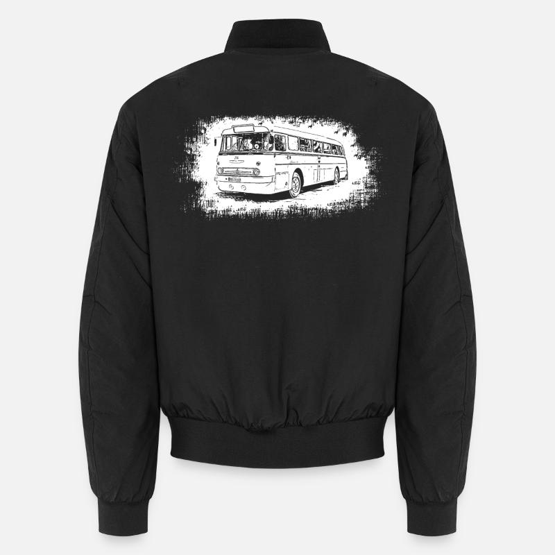 Autobus Ikarus 66 - Bomber unisexe - noir
