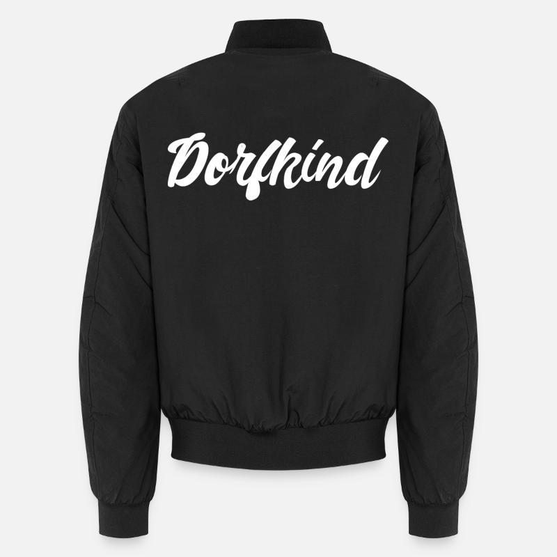 Dorfkind - Unisex Bomberjacke - Schwarz