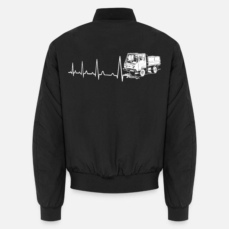 Herzschlag - Multicar M25 - Unisex Bomberjacke - Schwarz