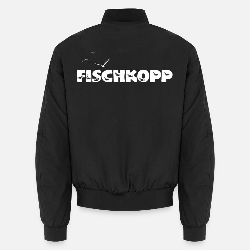 Fischkopp - Unisex Bomberjacke - Schwarz