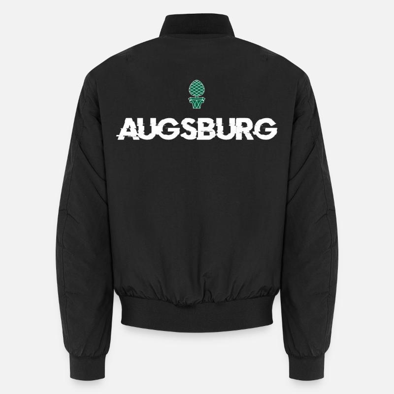Augsburg Augsburger - Unisex Bomberjacke - Schwarz