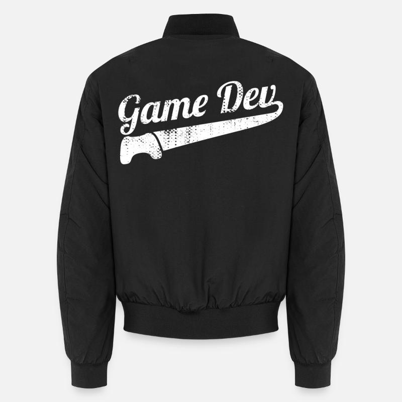 Game Developer - Unisex Bomber Jacket - black