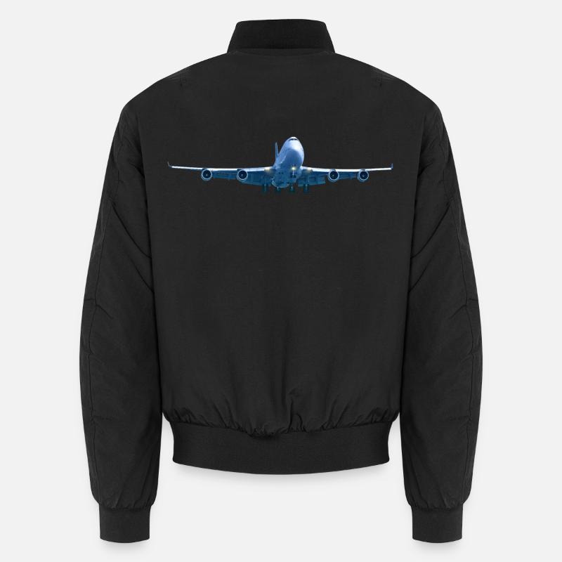 B747 - Unisex Bomberjacke - Schwarz