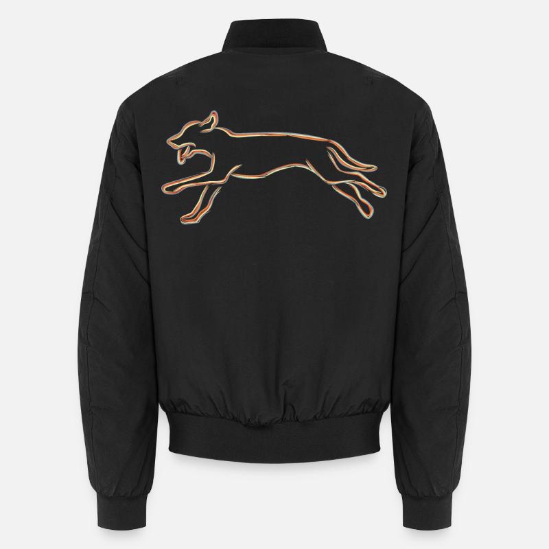 Dog Drawing Unisex Bomber Jacket