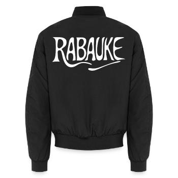 Yob - Unisex Bomber Jacket - black - Back - AI Model Male 185 light (185cm)