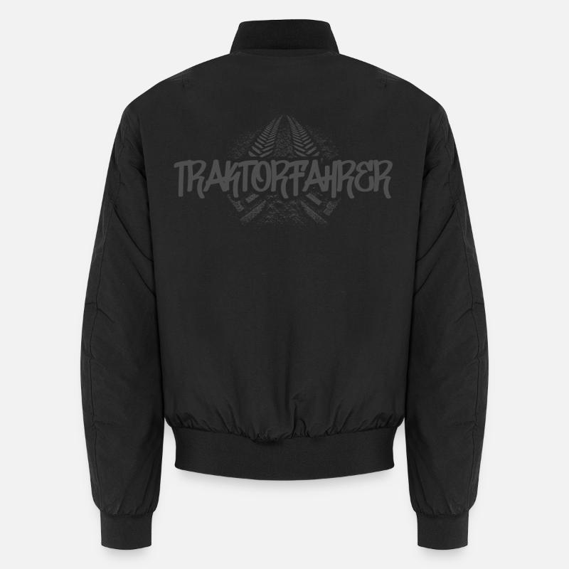 Traktorfahrer - Unisex Bomberjacke - Schwarz