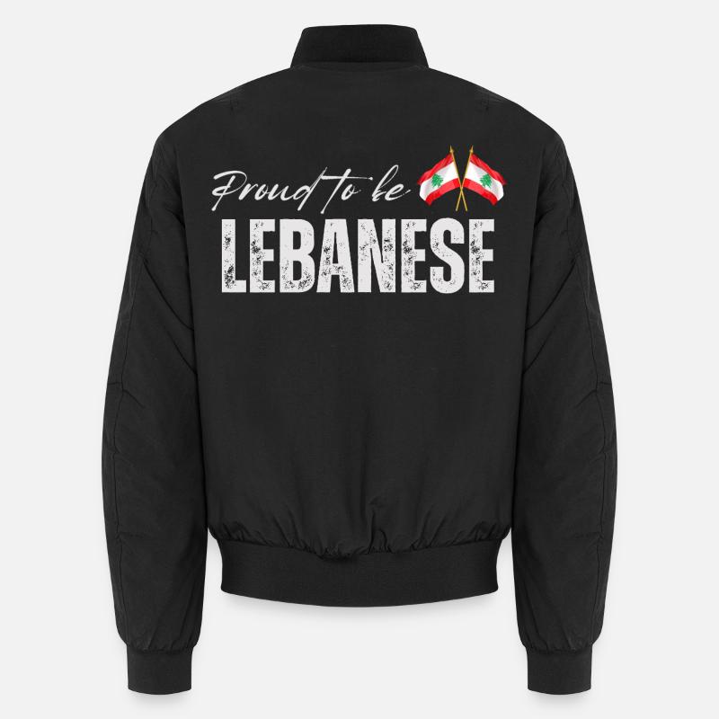 Libanais fier, j’aime le Liban Bomber unisexe